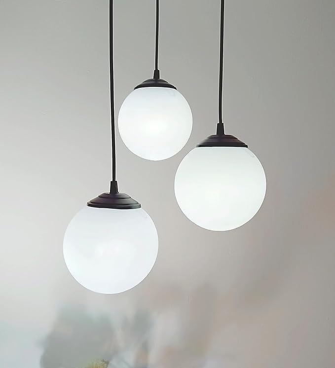 ADWAIT Modern White Doom Pendant Ceiling Lights